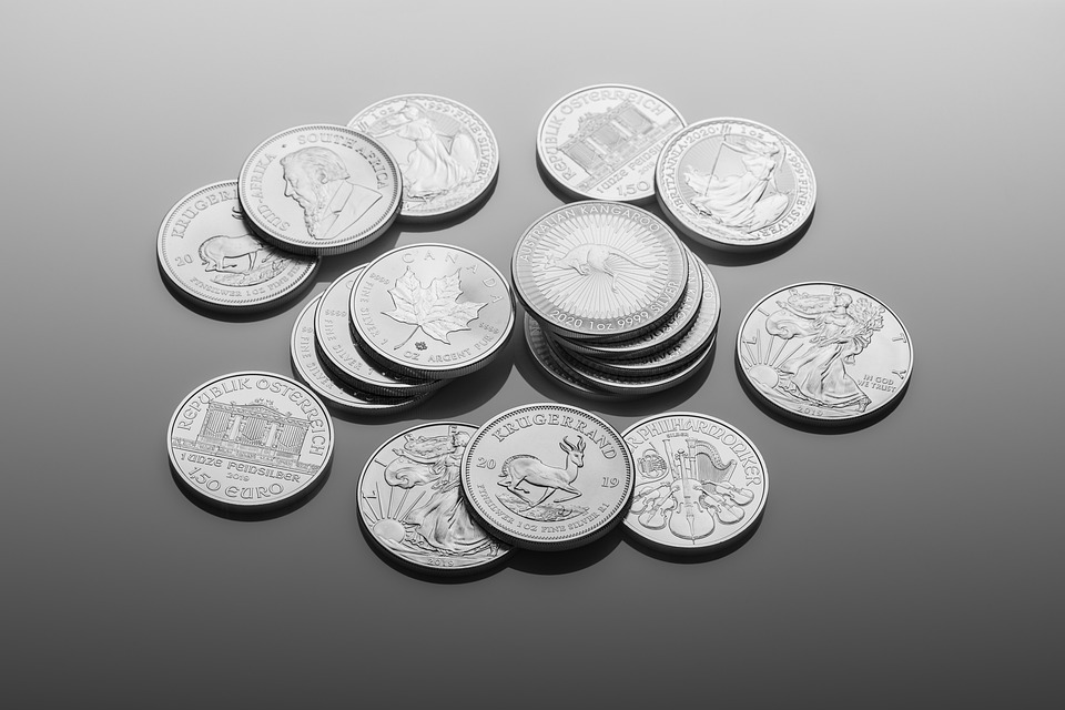 stříbrné mince